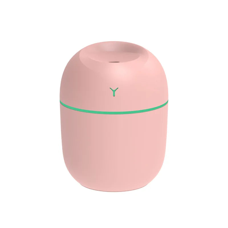 JAB Visions™ Potable Humidifier + Aroma Essential Oil Diffuser LED (USB-Compatible)