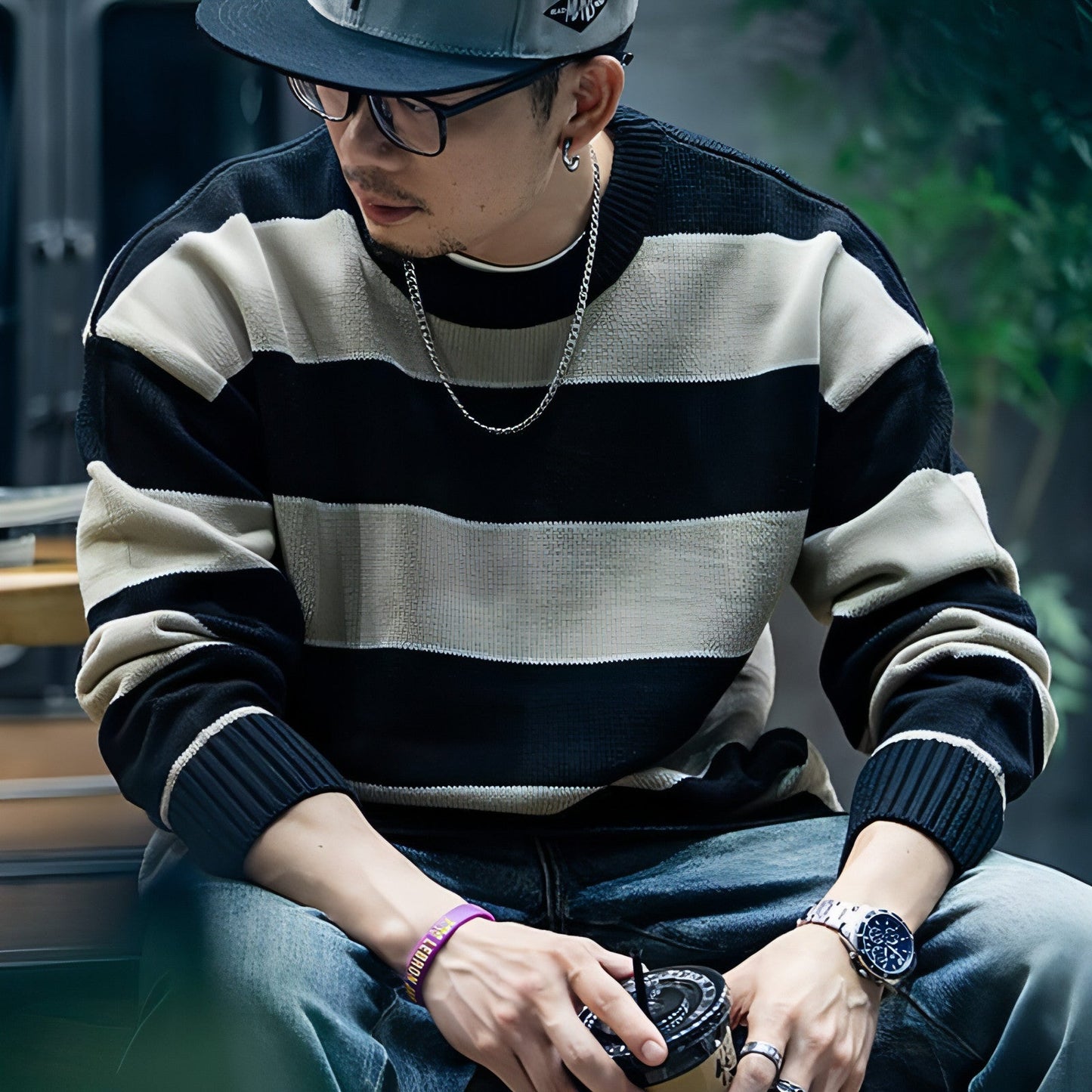 Artifact 014: Aaron Adams' Shadow Stripe Knit